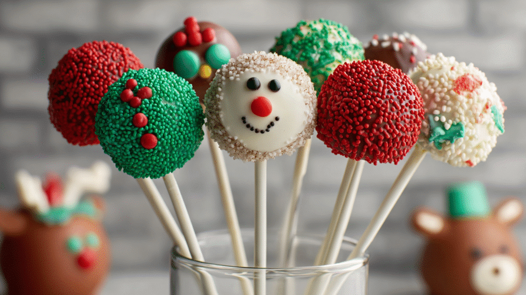 Christmas Cake Pops Recipe