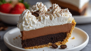 Dark Chocolate Tart with Espresso Whipped Cream Recipe