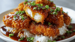 Double Crunch Honey Garlic Chicken Recipe