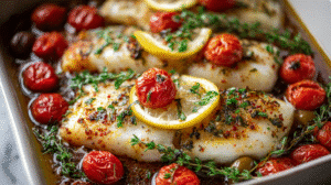 Easy Mediterranean Baked Fish Recipe