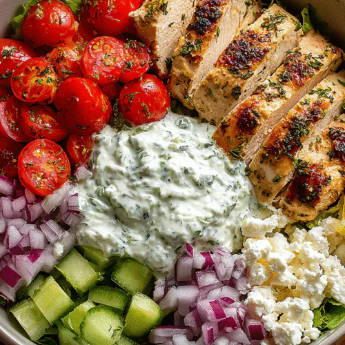 Greek Chicken Bowls