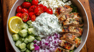 Greek Chicken Bowls