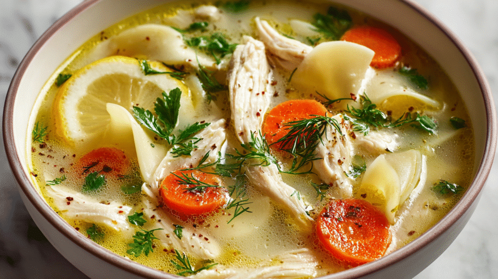Greek Lemon Chicken Soup Recipe