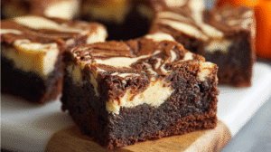 Halloween Cream Cheese Swirl Brownies Recipe
