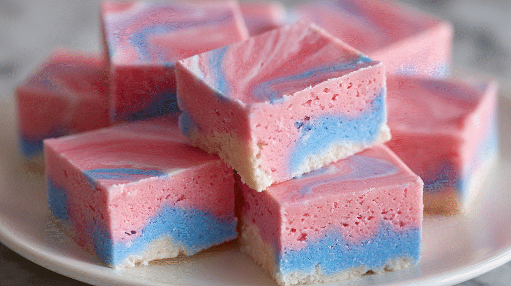 Homemade Cotton Candy Fudge Recipe