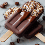 Homemade Delicious Chocolate Ice Cream Bars Recipe