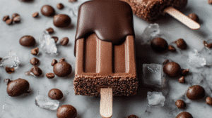Homemade Delicious Chocolate Ice Cream Bars Recipe