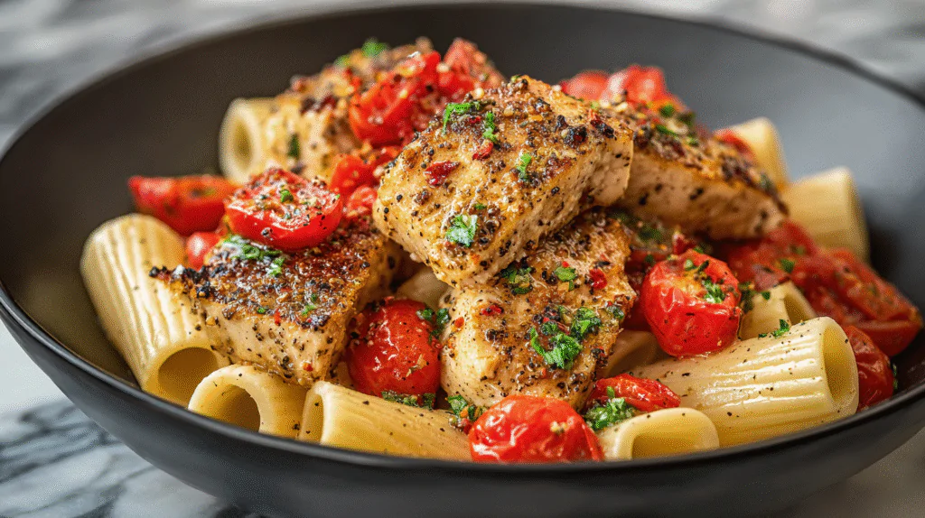 Honey Pepper Chicken Panini Pasta Recipe