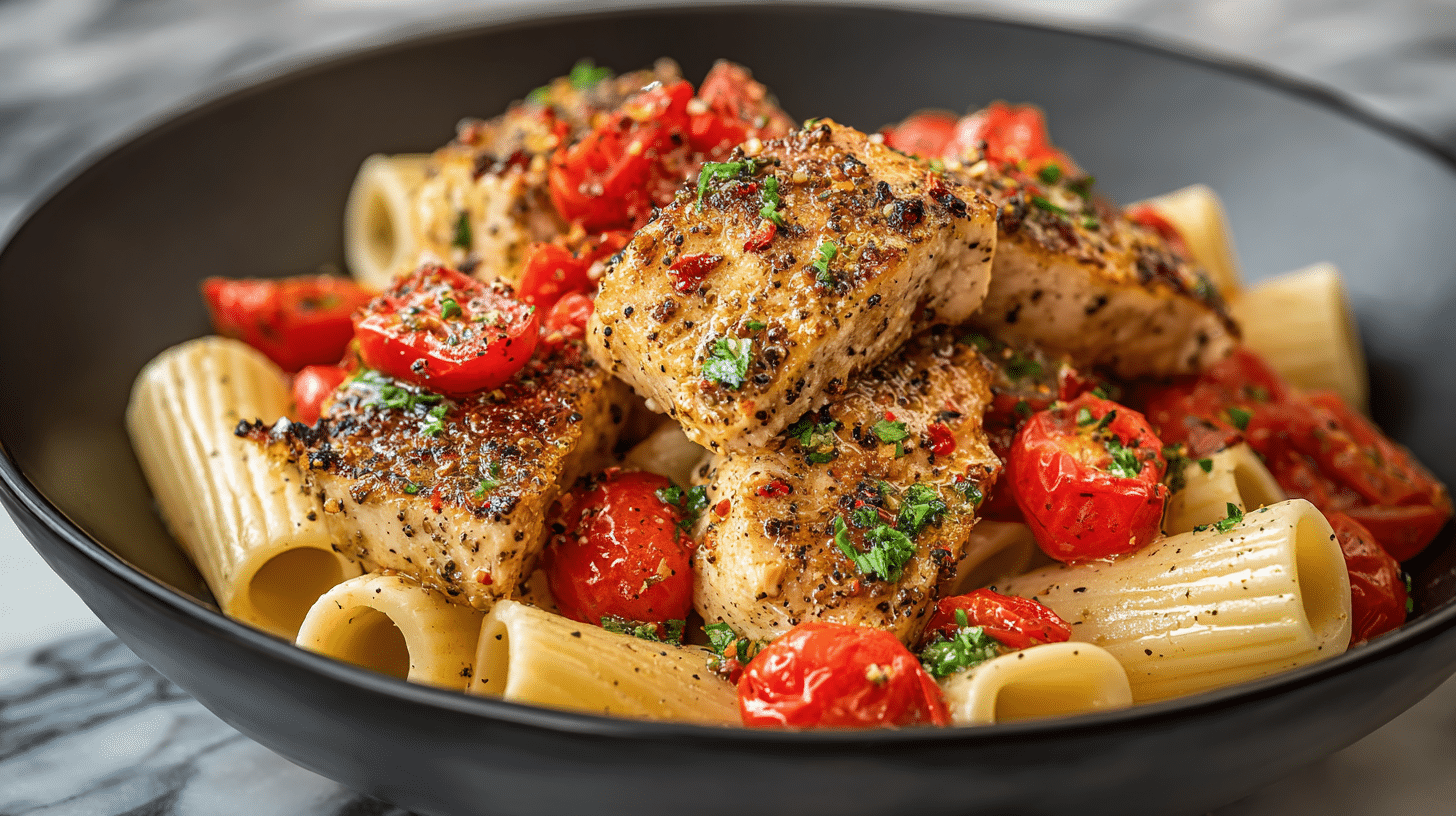 Honey Pepper Chicken Panini Pasta Recipe