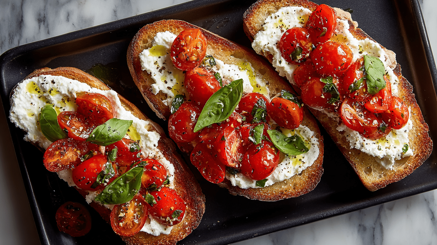 Italian Basil Chicken Cutlets with Tomato and Burrata Topping Recipe