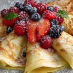 Mixed Berry Crepes Recipe
