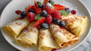 Mixed Berry Crepes Recipe
