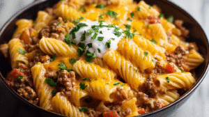 One-Pot Cheesy Taco Pasta Recipe