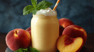Peach Milkshake Recipe 