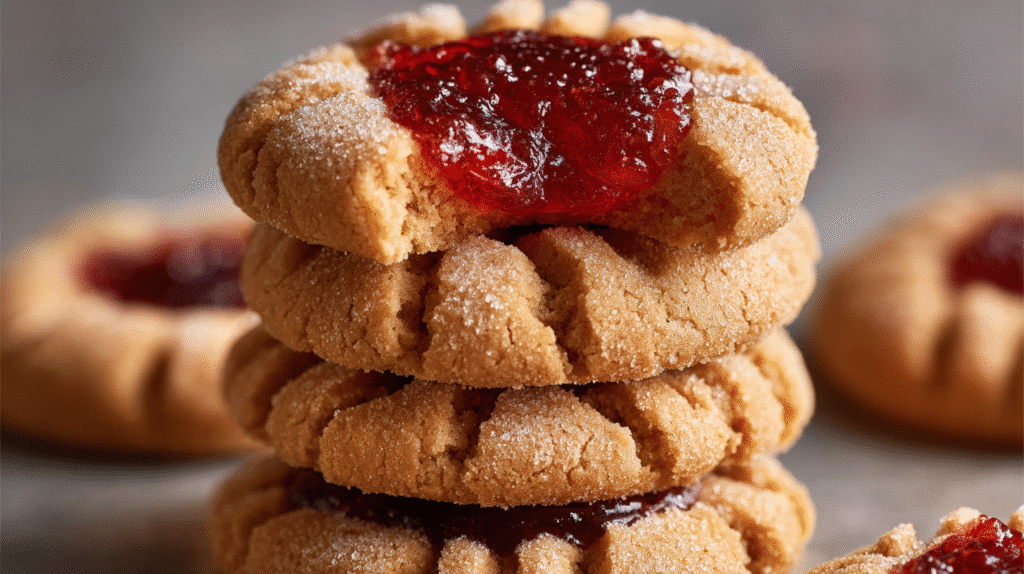 Peanut Butter and Jelly Cookies Recipe
