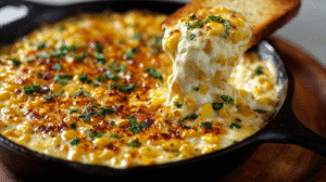 Roasted Corn Queso Fundido Recipe