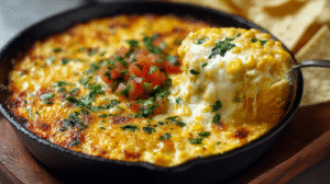 Roasted Corn Queso Fundido Recipe –
