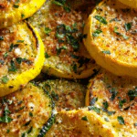 Roasted Summer Squash with Parmesan and Panko Recipe