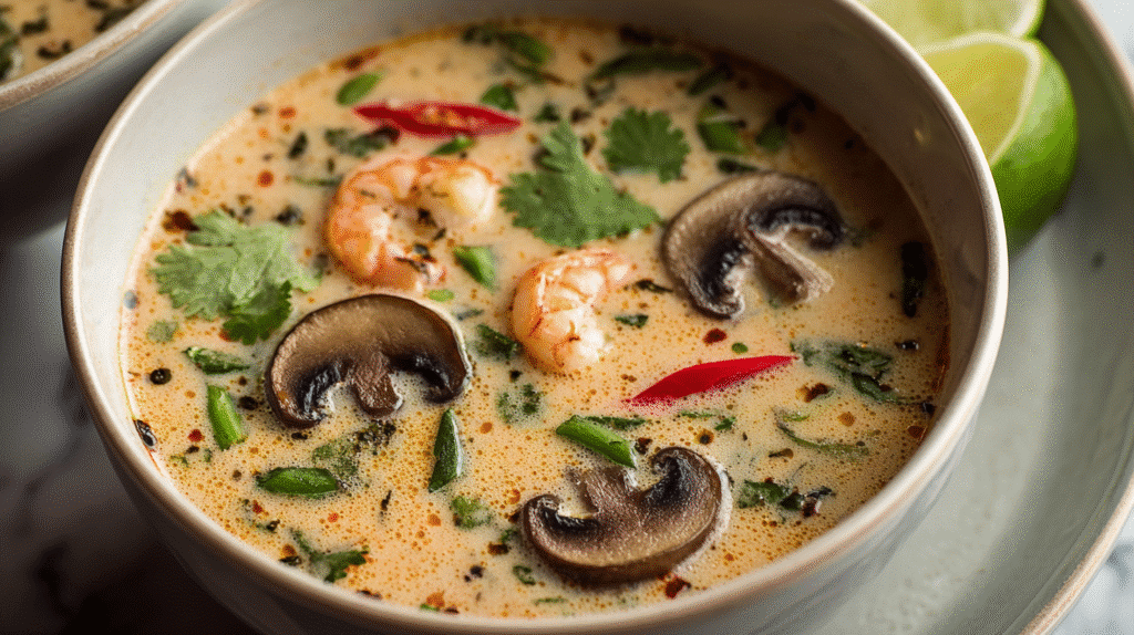 Slow Cooker Tom Kha Soup Recipe