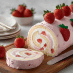 Strawberry Birthday Cake Roll Recipe