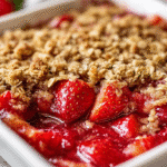Strawberry Rhubarb Crisp Recipe
