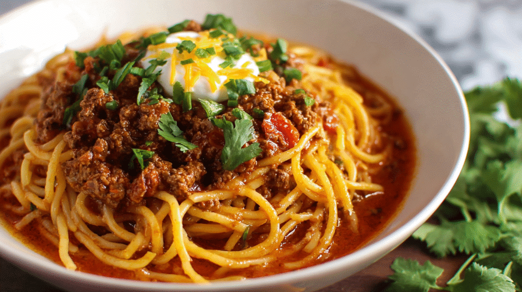 Taco Spaghetti Recipe