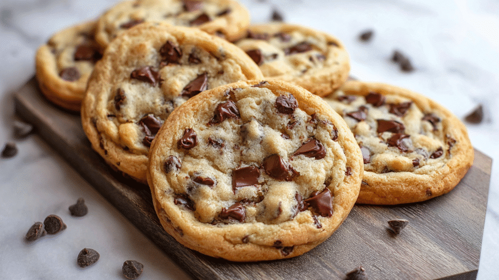 Thick Chocolate Chip Cookies Recipe