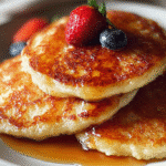 Vanilla Cinnamon Buttermilk Pancakes Recipe