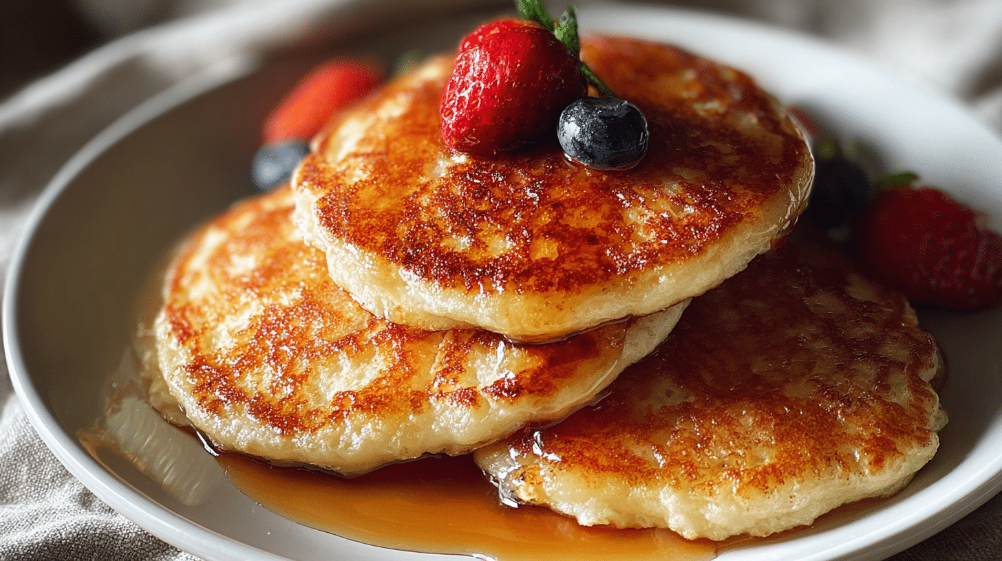 Vanilla Cinnamon Buttermilk Pancakes Recipe