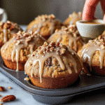 Zucchini Bread Cookies with Brown Butter Glaze