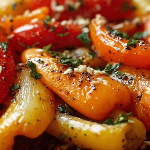 Oven Roasted Bell Peppers
