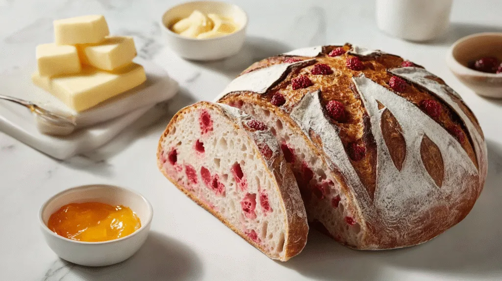 Best Sourdough White Chocolate Chips Strawberry Bread Recipe