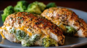 Broccoli Cheddar Stuffed Chicken Breasts Recipe
