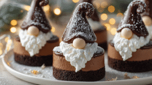 Chocolate Gnome Cheesecakes