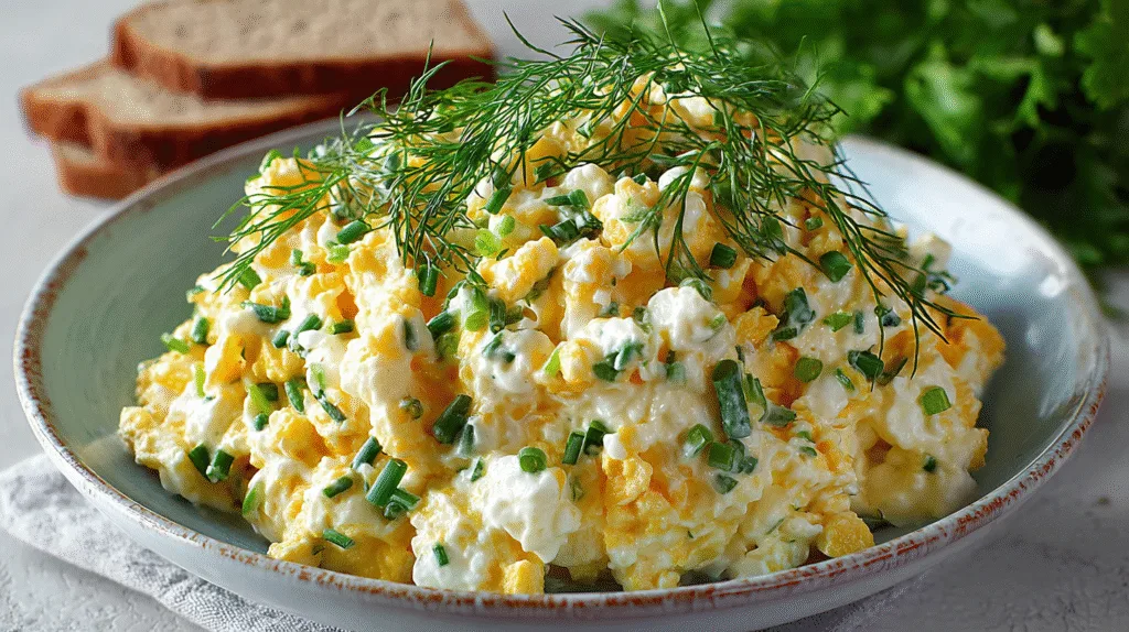 High Protein Cottage Cheese Egg Salad A Nutritious