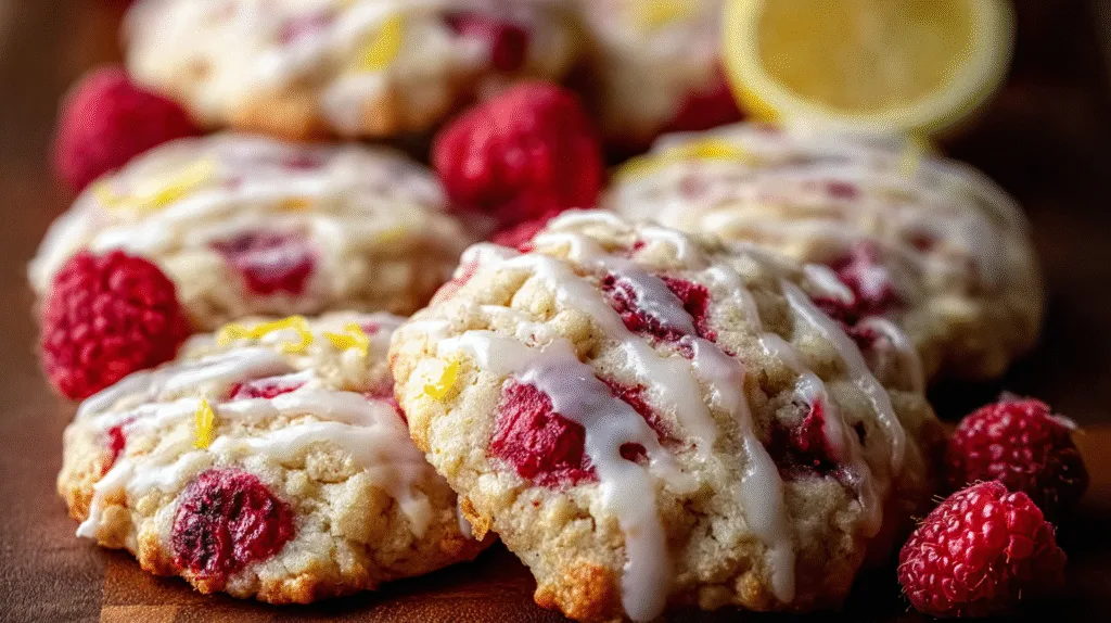 Lemon Raspberry Cookies