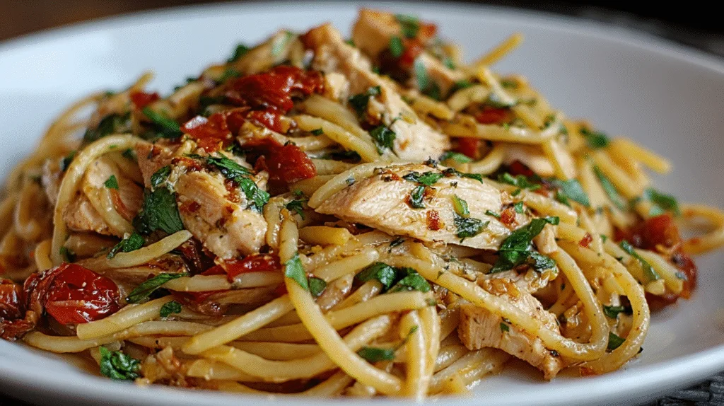 Monterey Chicken Spaghetti