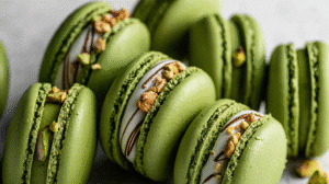 Pistachio Macarons