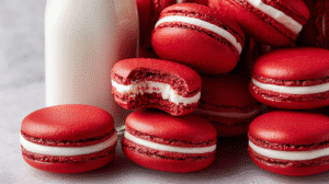 Red Velvet Macarons