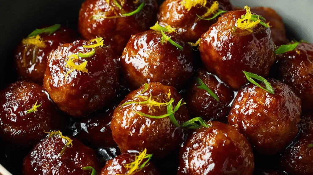 Slow Cooker Teriyaki Meatballs