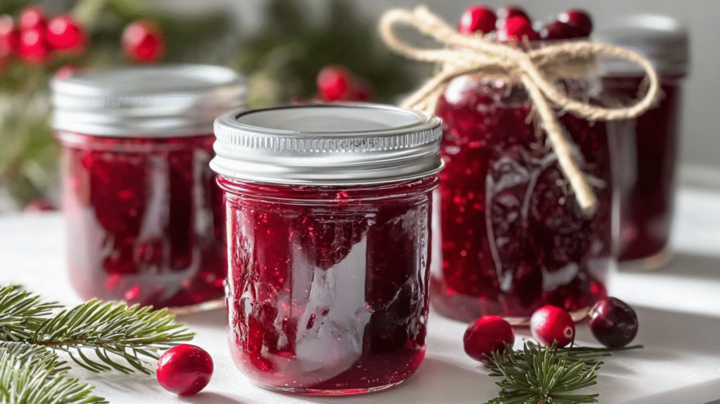 Sweet Christmas Cranberry Jam