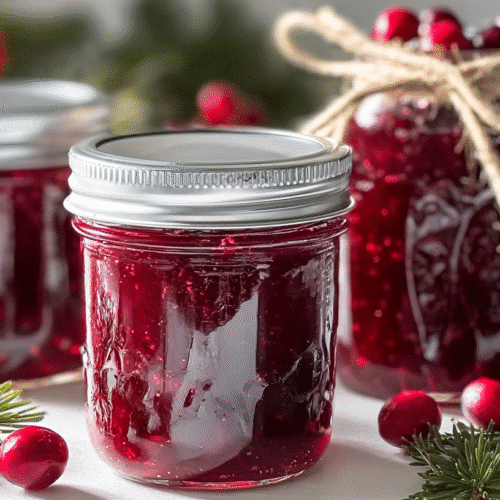 Sweet Christmas Cranberry Jam