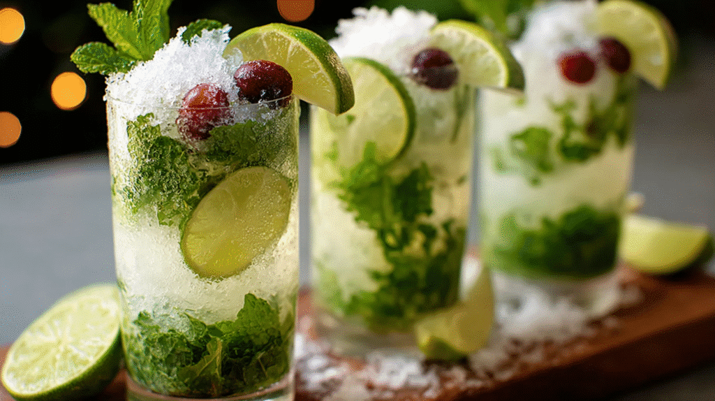 White Christmas Mojitos Recipe