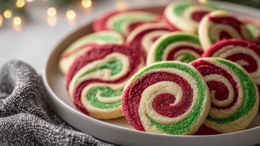 Christmas Pinwheel Cookies
