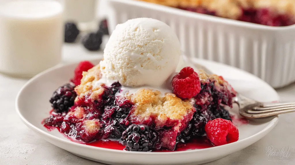 Easy Homemade Berry Cobbler