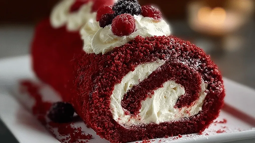 Red Velvet Cake Roll