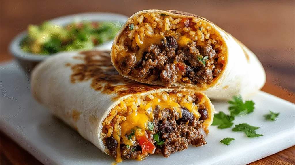 The Ultimate Stuffed Beef Burrito