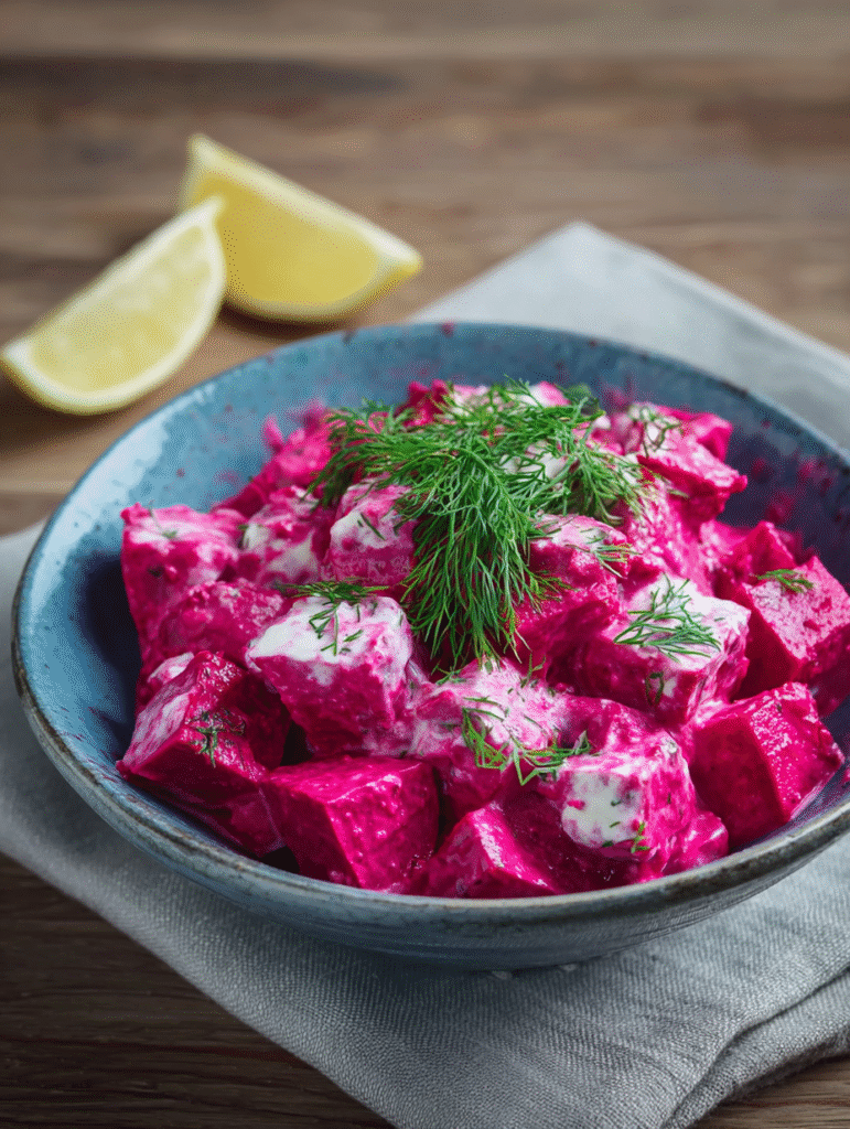 Beetroot Salad Dip With Greek Yogurt (Patzarosalata)