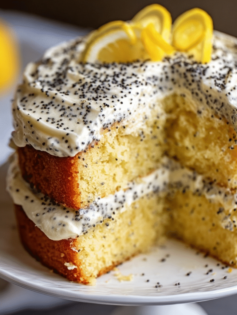 Lemon Poppy Seed Pudding Cake Recipe