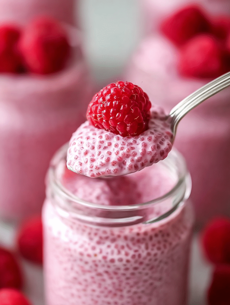 Raspberry Chia Pudding